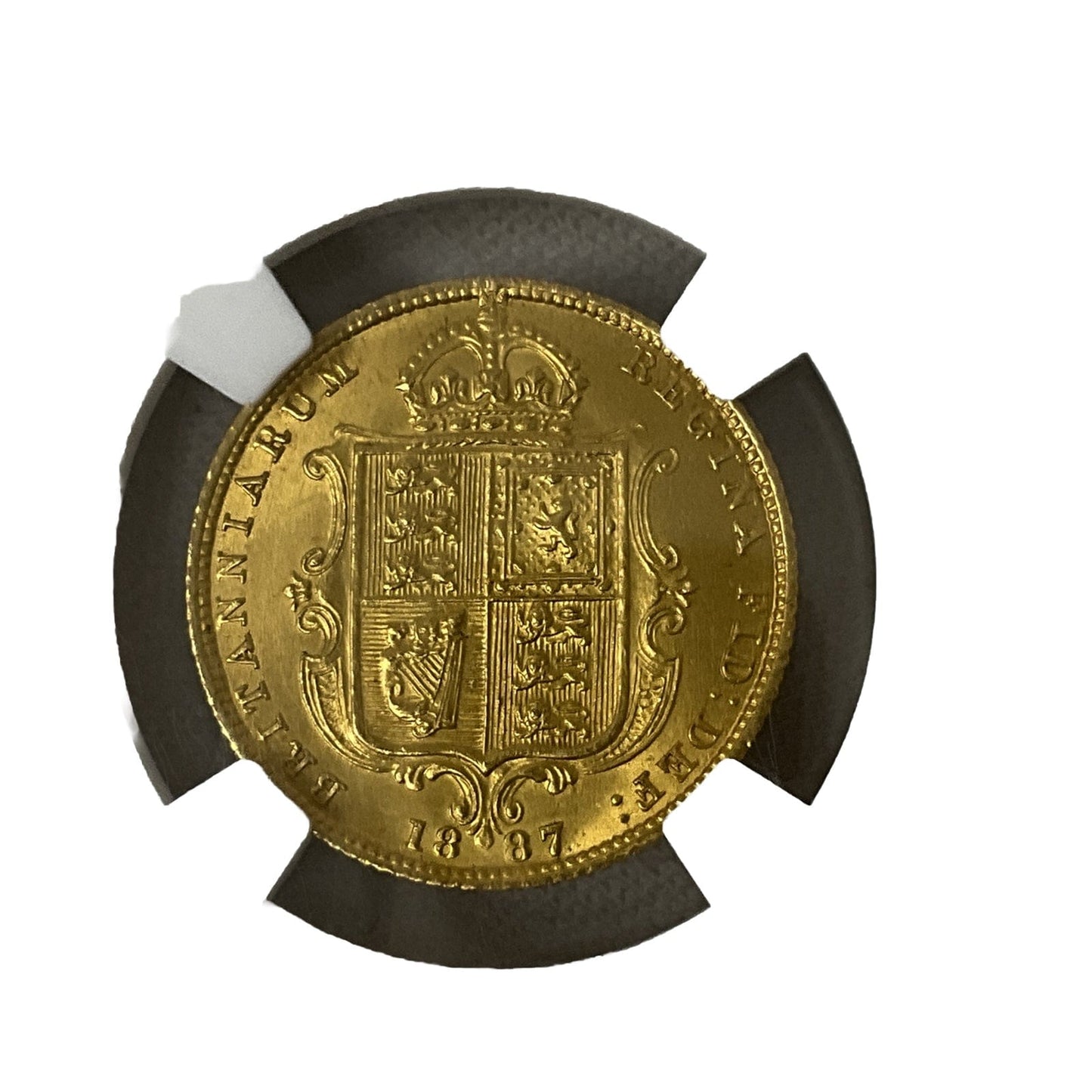 Exclusive Coins 1887 Queen Victoria 1/2 Sovereign Jubilee Head NGC MS 66