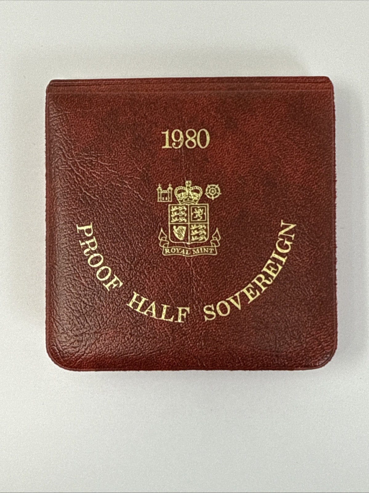 Exclusive Coins 1980 Queen Elizabeth II Proof Half Sovereign (case & Certs ) Royal Mint