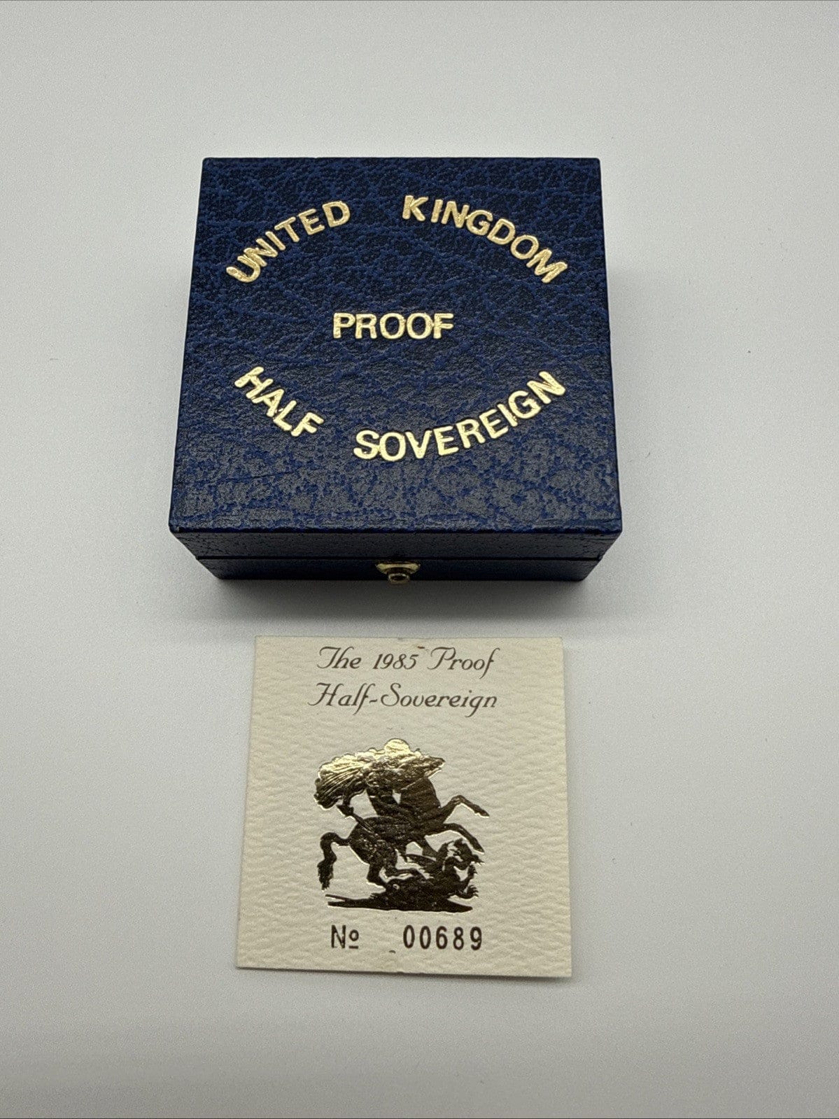 Exclusive Coins 1985 Queen Elizabeth II Proof Half Sovereign FDC Royal Mint