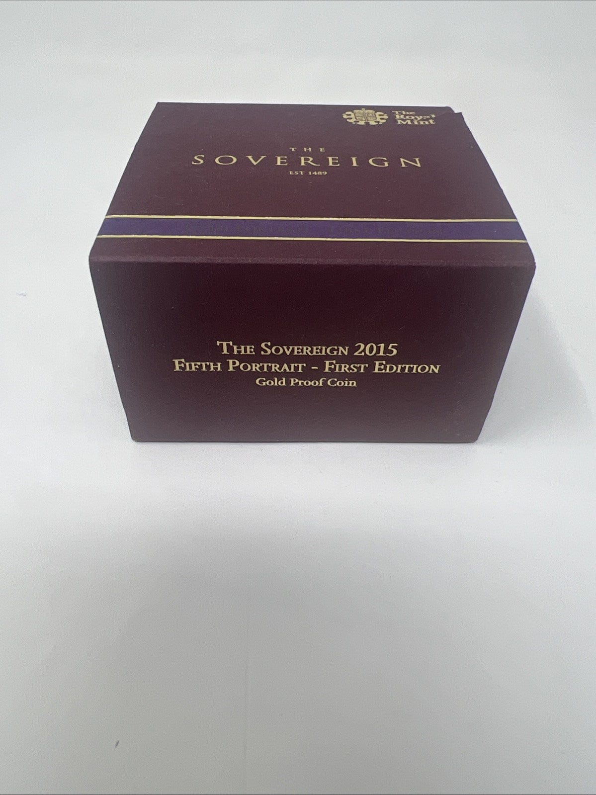 Exclusive Coins 2015 Fifth portrait Of Queen Elizabeth II Proof Full Gold Sovereign Royal Mint