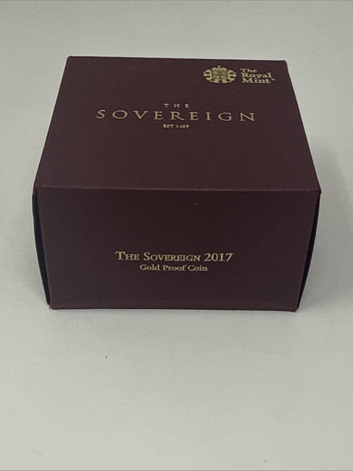 Exclusive Coins 2017 - 200th Anniversary Proof Full Gold Sovereign Box & Coa Royal Mint