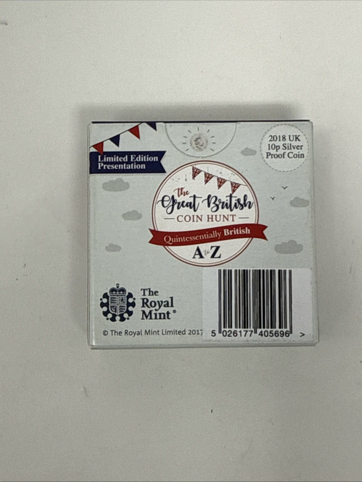 Exclusive Coins 2018 UK SILVER PROOF 10P COIN LETTER N IN ROYAL MINT BOX