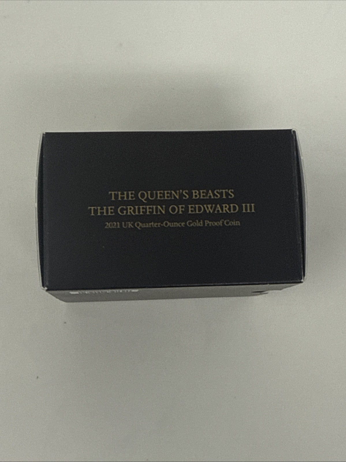 Exclusive Coins 2021 Queens Beast Proof 1/4 Oz The Griffin Of Edward III 24k Coin Royal Mint #2