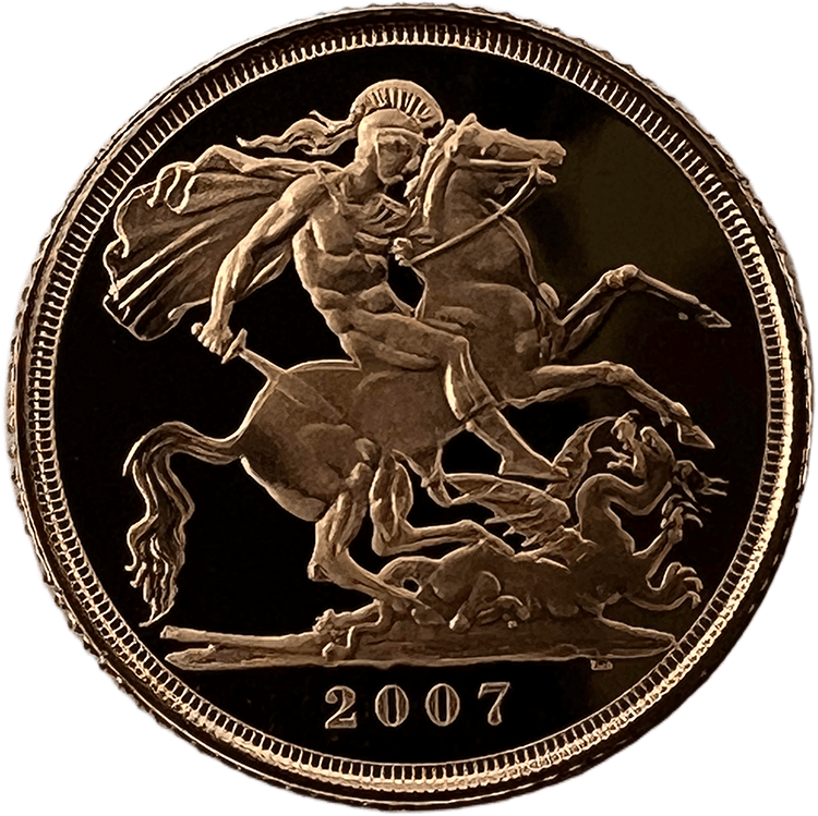 The Royal Mint Coins 2007 Gold Proof Half Sovereign – Queen Elizabeth II | The Royal Mint
