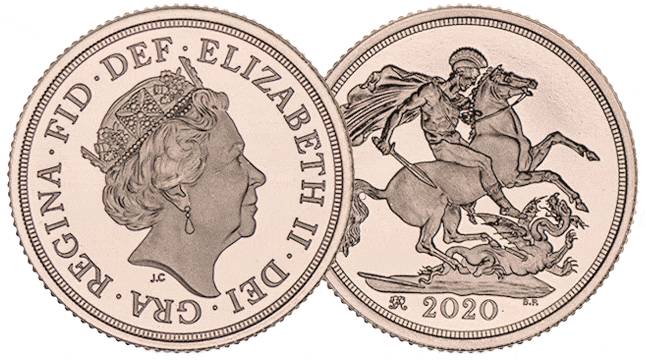The Royal Mint Coins 2020 Gold Proof Sovereign - Queen Elizabeth II - The Royal Mint
