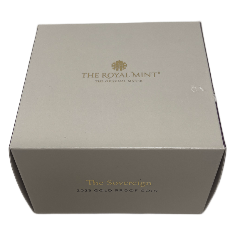 The Royal Mint Coins 2025 Gold Proof Sovereign – Royal Mint Limited Edition