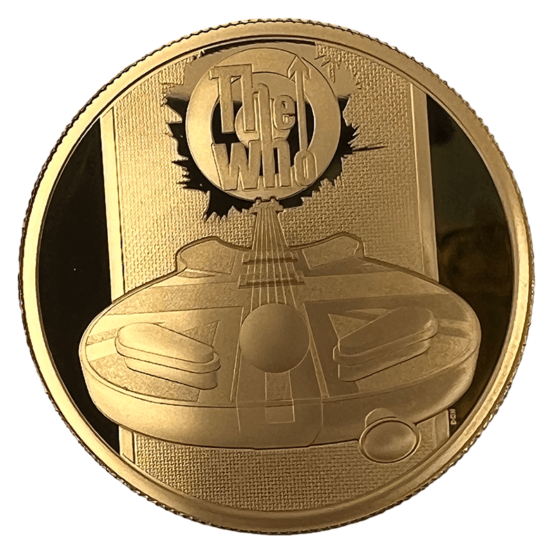 The Royal Mint Gold Coin Collections The Who 1 oz Gold Proof Coin – Royal Mint Music Legends Collection