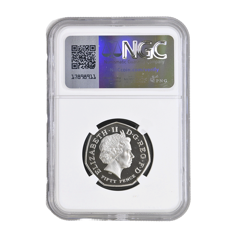 2009 Kew Gardens Fifty Pence Proof NGC PF 69 Ultra Cameo