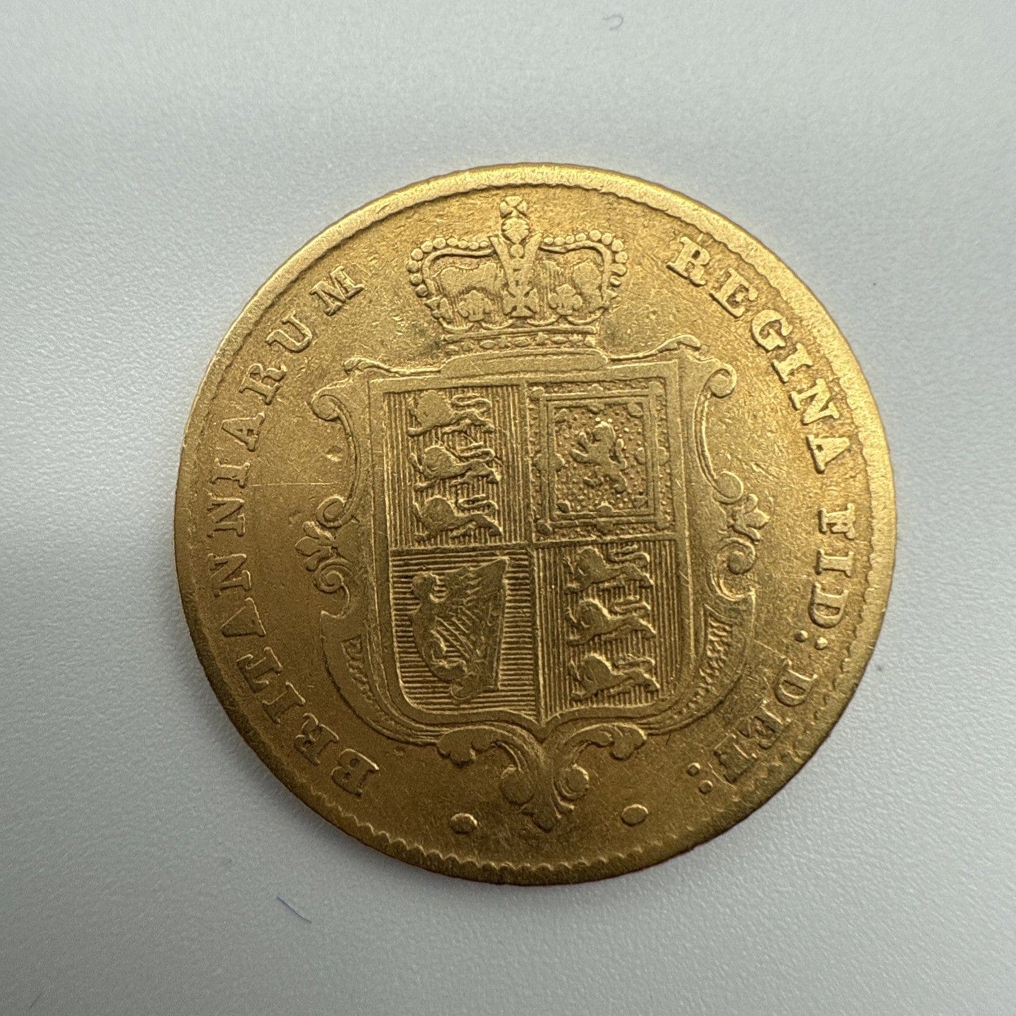 Exclusive Coins 1848 Queen Victoria Shield Reverse Young Head Half Sovereign