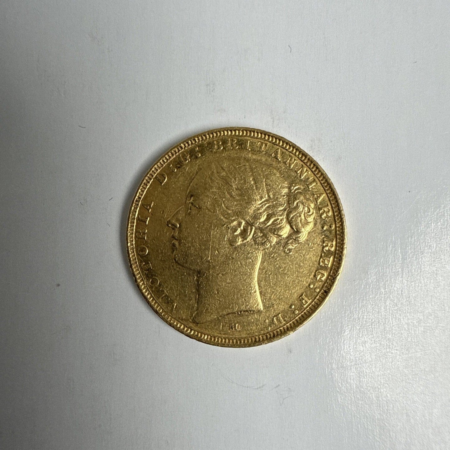 Exclusive Coins 1884 Melbourne Queen Victoria Young Head Full Gold Sovereign 22k