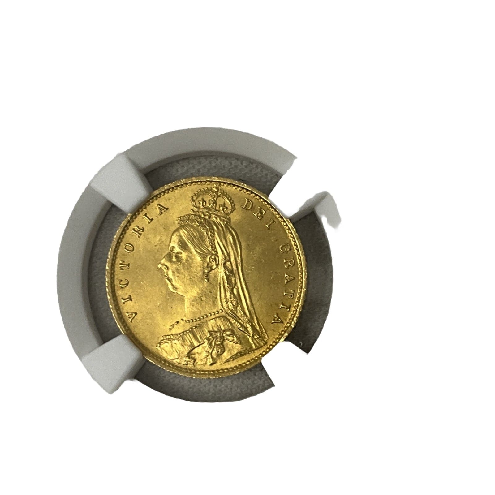 Exclusive Coins 1887 Queen Victoria  1/2 Sovereign Jubilee Head NGC MS 66