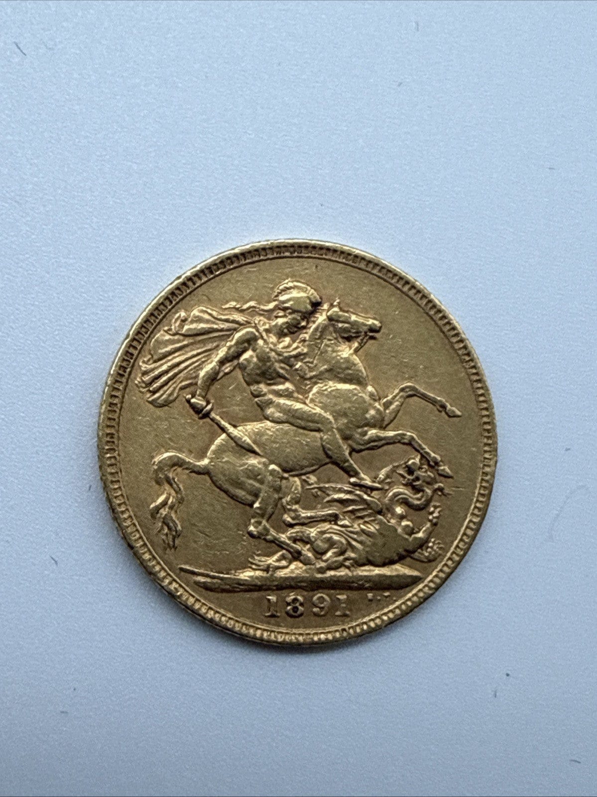 Exclusive Coins 1891 Queen Victoria Jubilee Head Full Gold Sovereign 22k