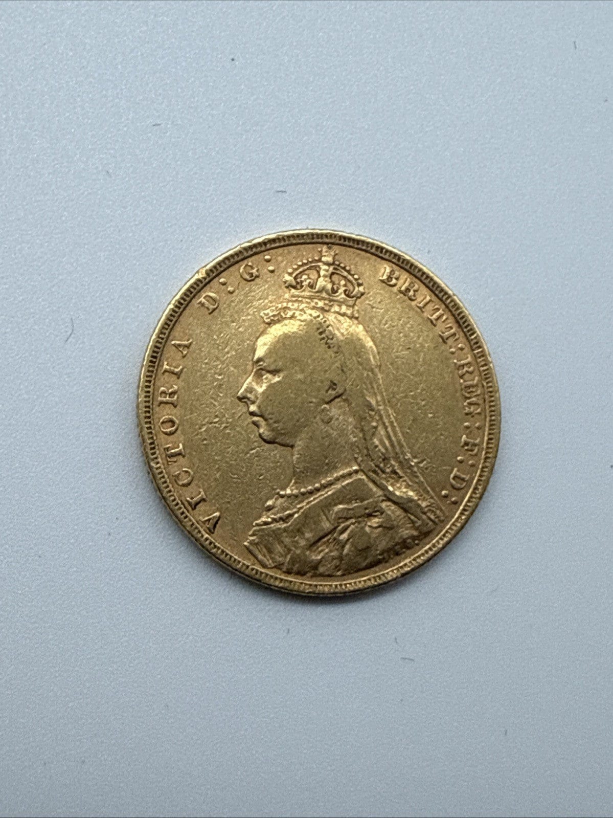 Exclusive Coins 1891 Queen Victoria Jubilee Head Full Gold Sovereign 22k
