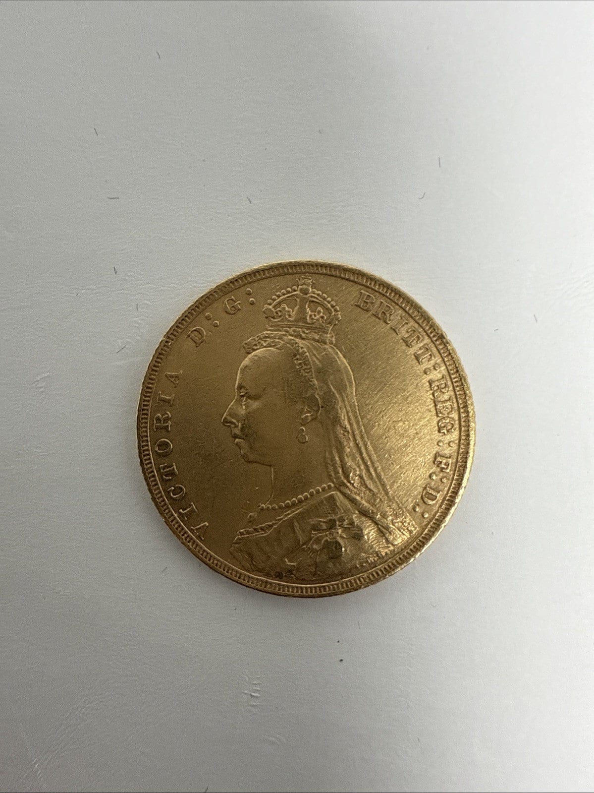 Exclusive Coins 1891 Queen Victoria Jubilee Head Full Gold Sovereign 22k 7.98g