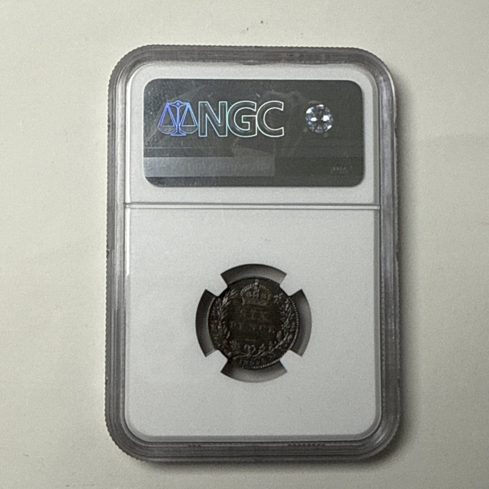 Exclusive Coins 1893 Great Britain SixPence Queen Victoria Veiled Head  NGC PF 62 Silver