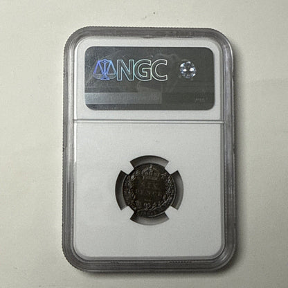 Exclusive Coins 1893 Great Britain SixPence Queen Victoria Veiled Head  NGC PF 62 Silver