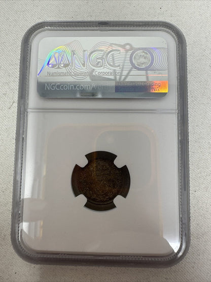 Exclusive Coins 1893 Great Britain  Three pence Queen Victoria Veiled Head Mint State Coin 62