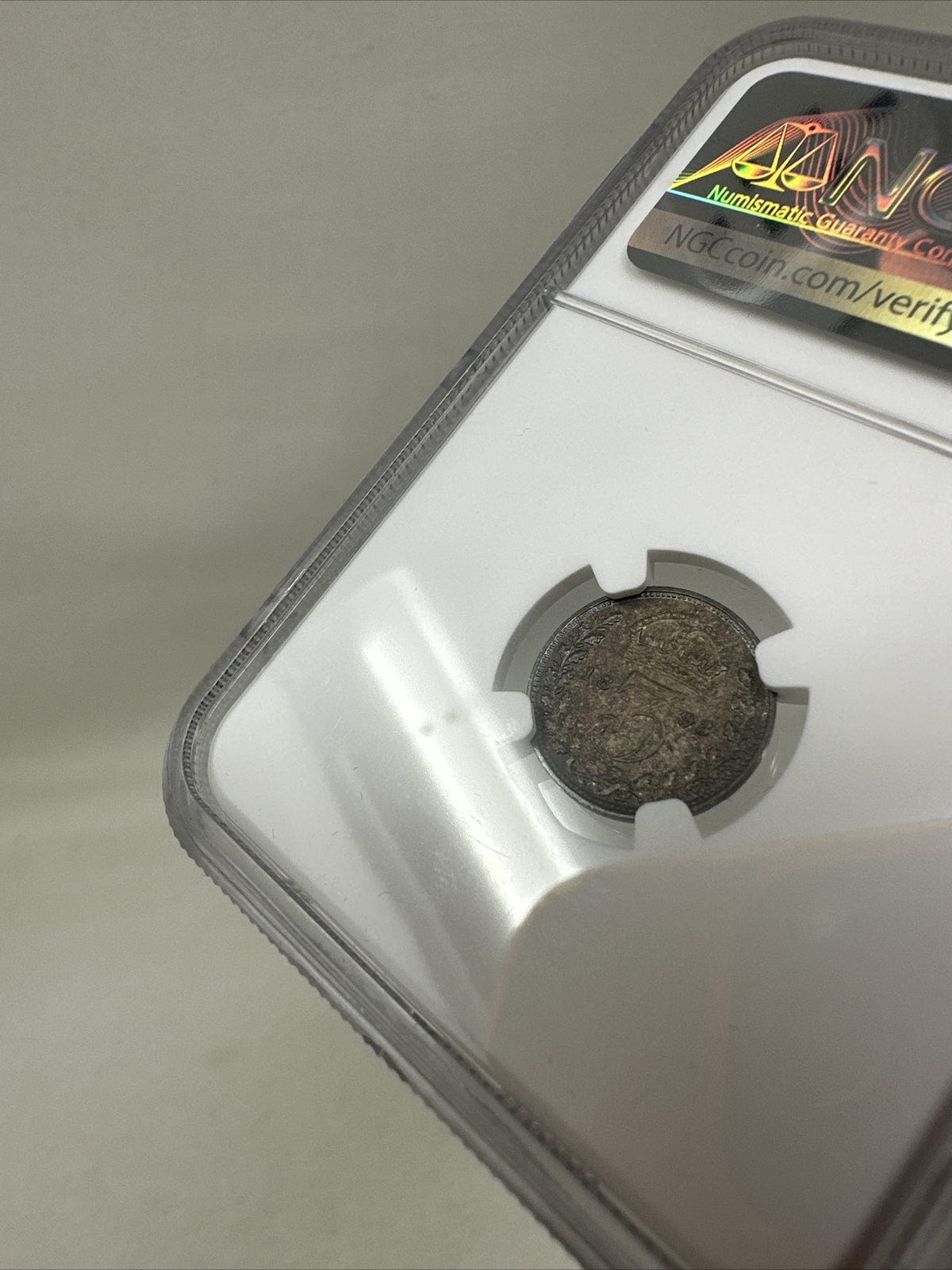 Exclusive Coins 1893 Great Britain  Three pence Queen Victoria Veiled Head Mint State Coin 62