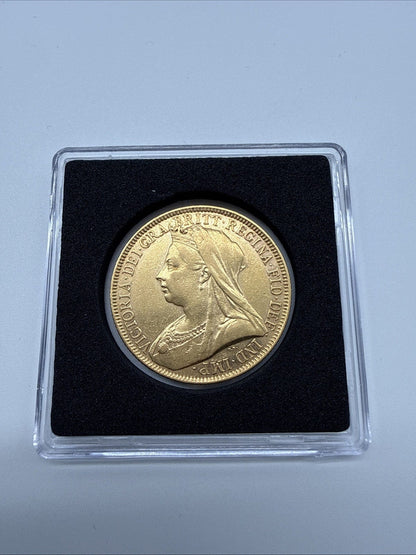 Exclusive Coins 1893 Queen Victoria Gold Double Sovereign Nice Grade 22k Royal Mint