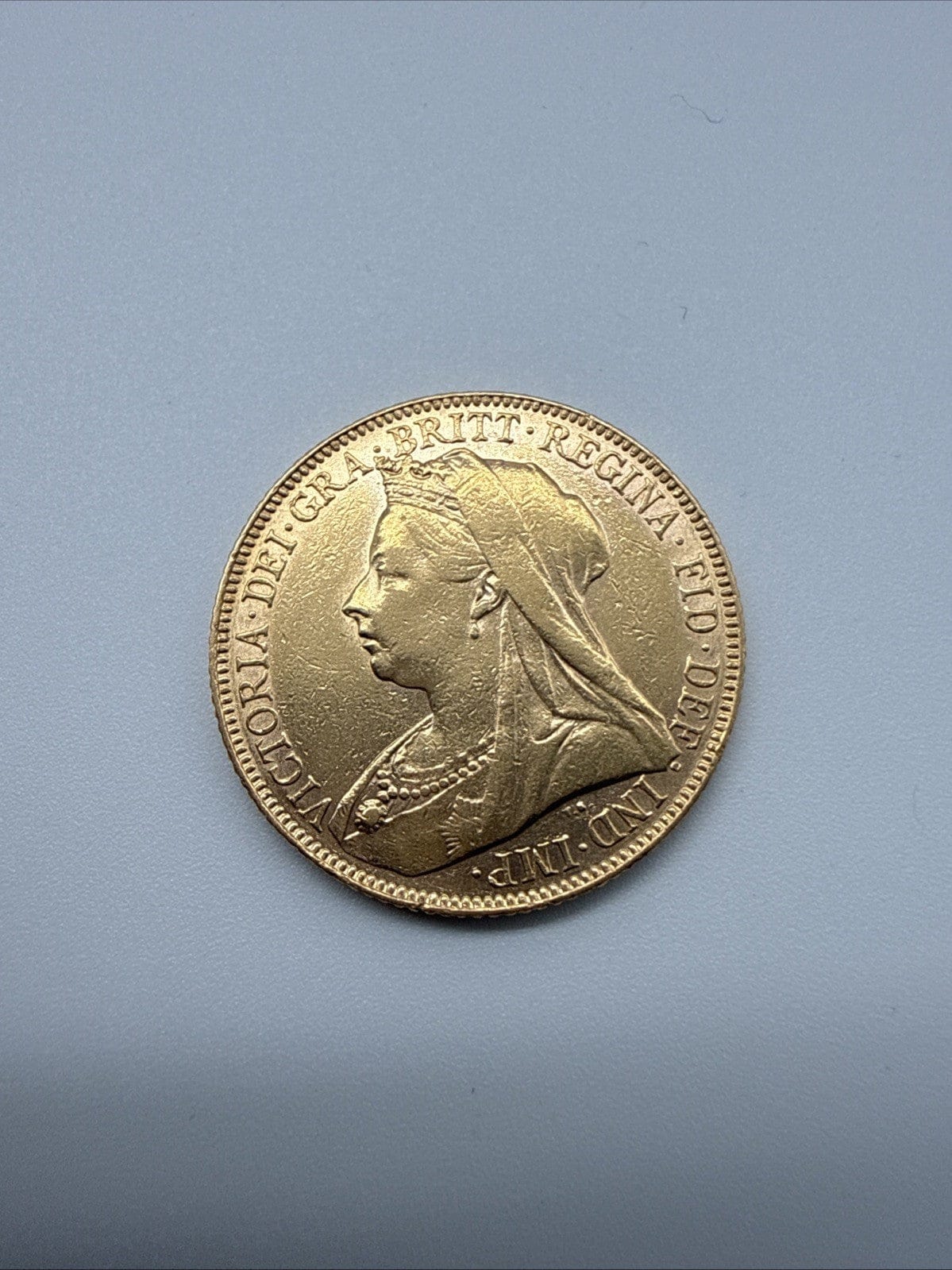 Exclusive Coins 1900 Queen Victoria Widow Head London Struck Full Sovereign 22k