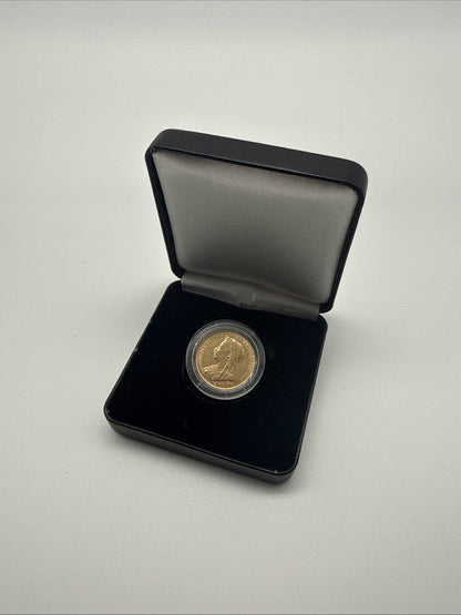 Exclusive Coins 1900 Queen Victoria Widow Head London Struck Full Sovereign 22k