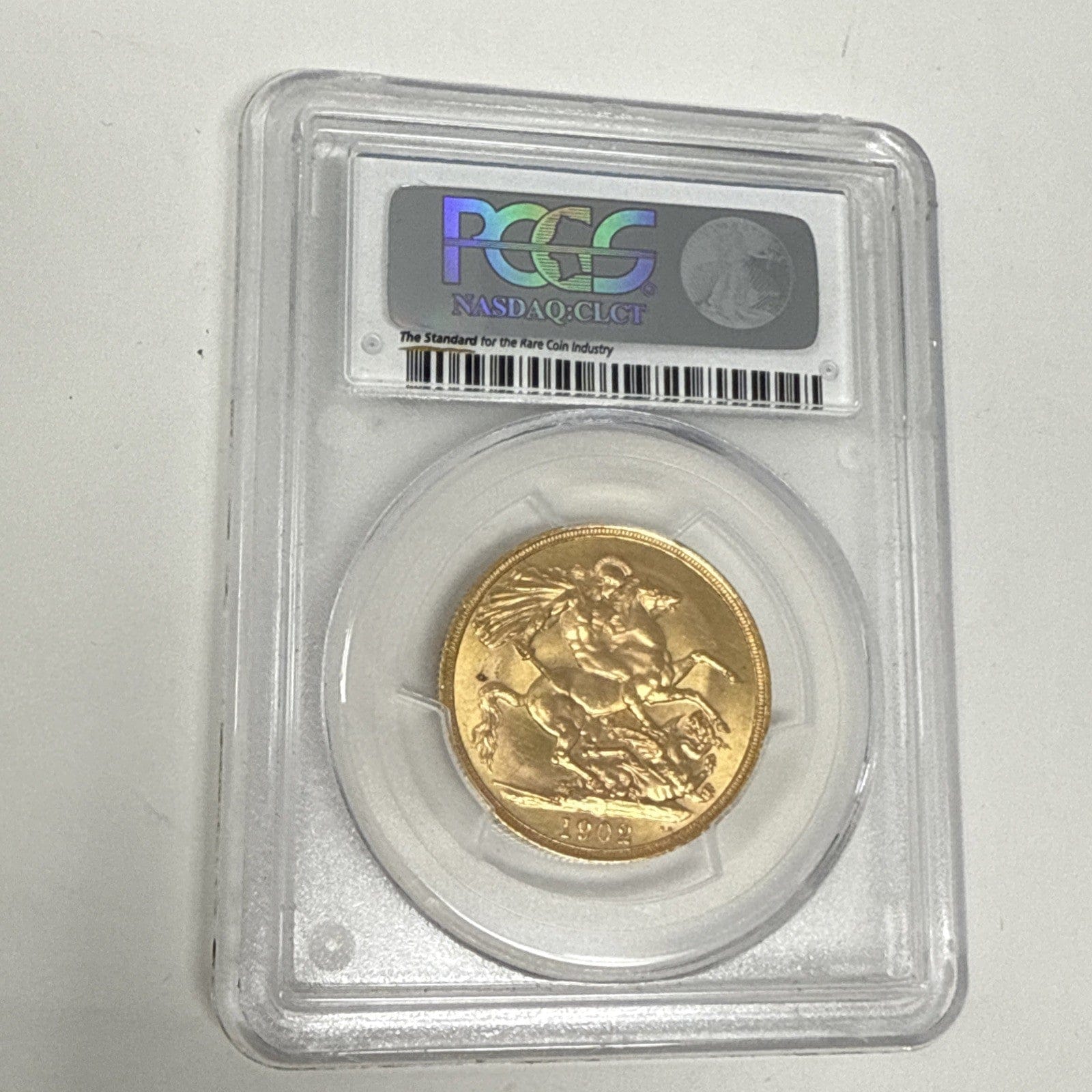 Exclusive Coins 1902 King Edward VII Curancy Gold Two Pound PCGS MS 61