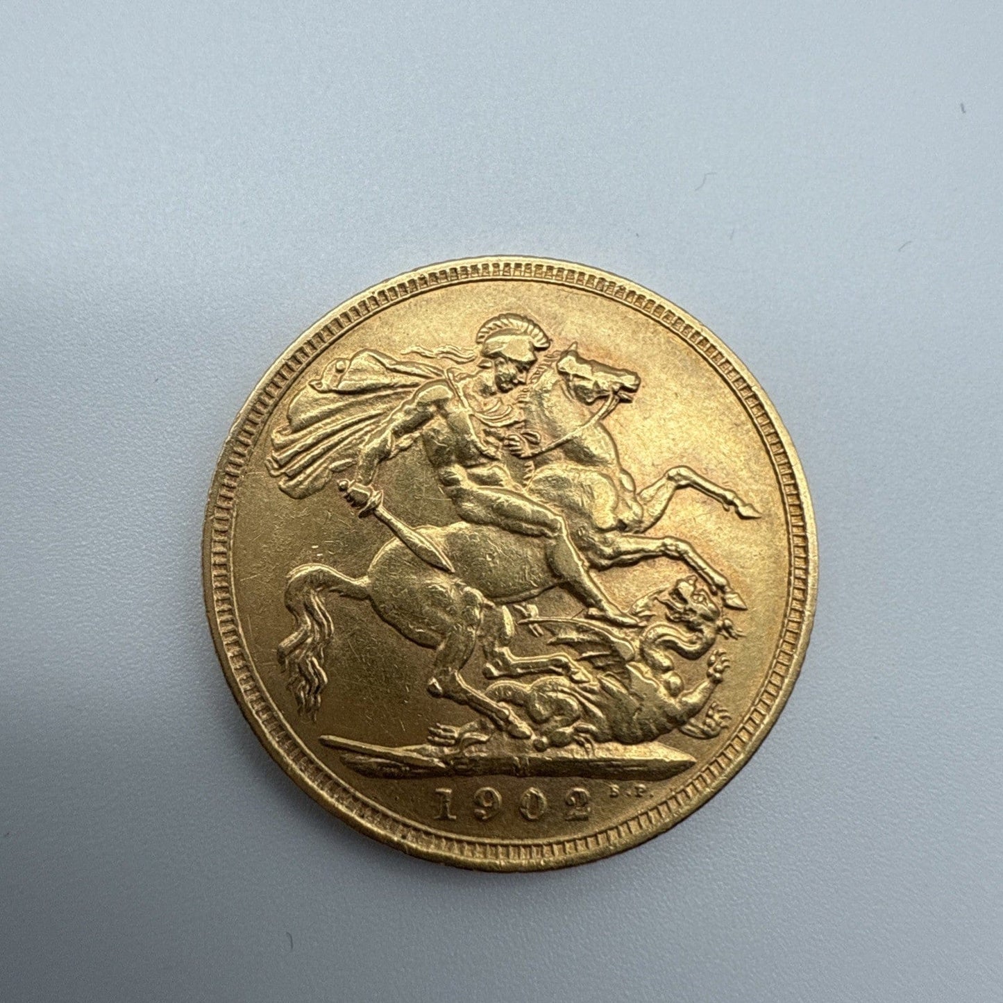 Exclusive Coins 1902 King Edward VII Full Gold Sovereign 22k Coronation Year