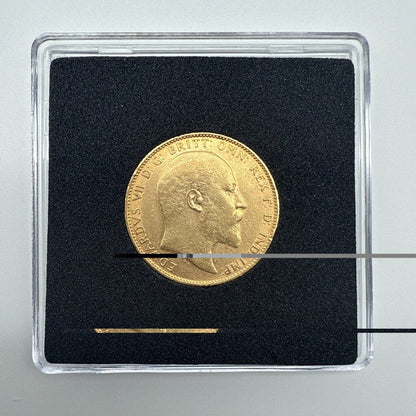 Exclusive Coins 1903 King Edward  VII Full Gold Sovereign 22k
