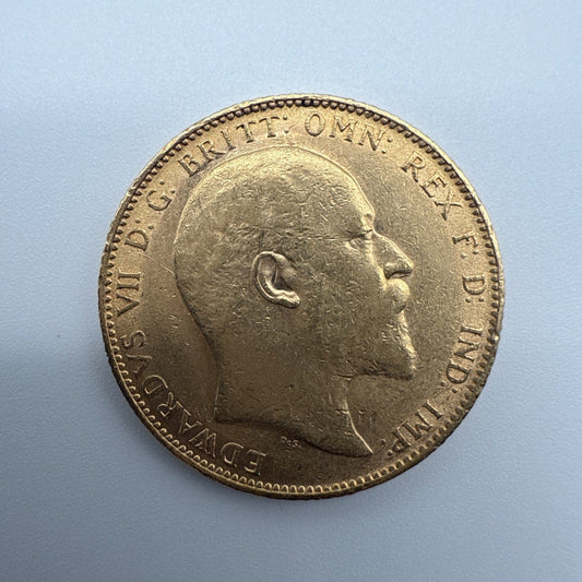 Exclusive Coins 1903 King Edward  VII Full Gold Sovereign 22k