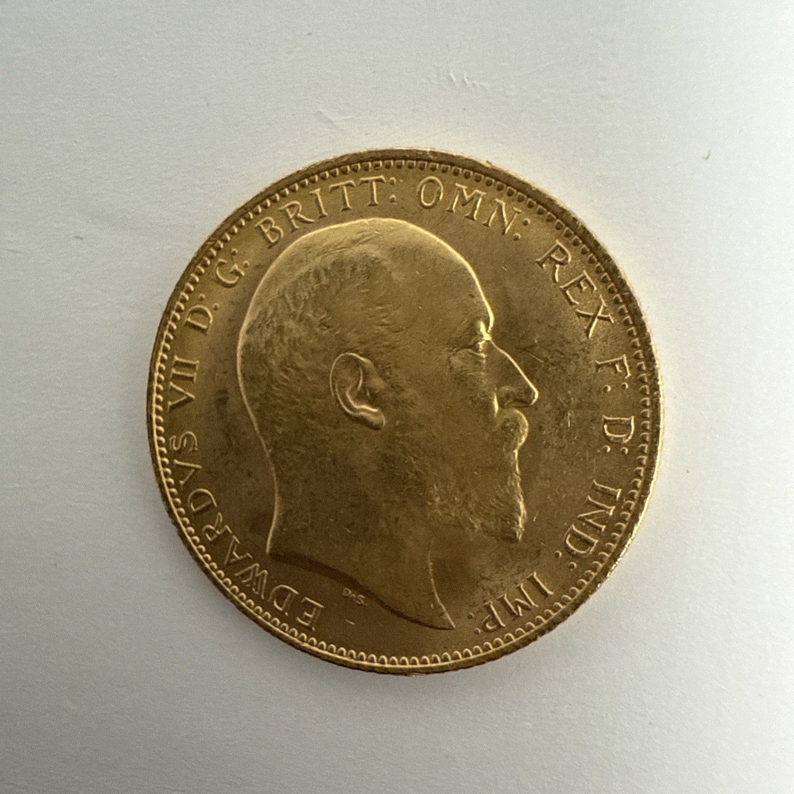 Exclusive Coins 1905 King Edward VII Full Gold Sovereign 22k Nice Example