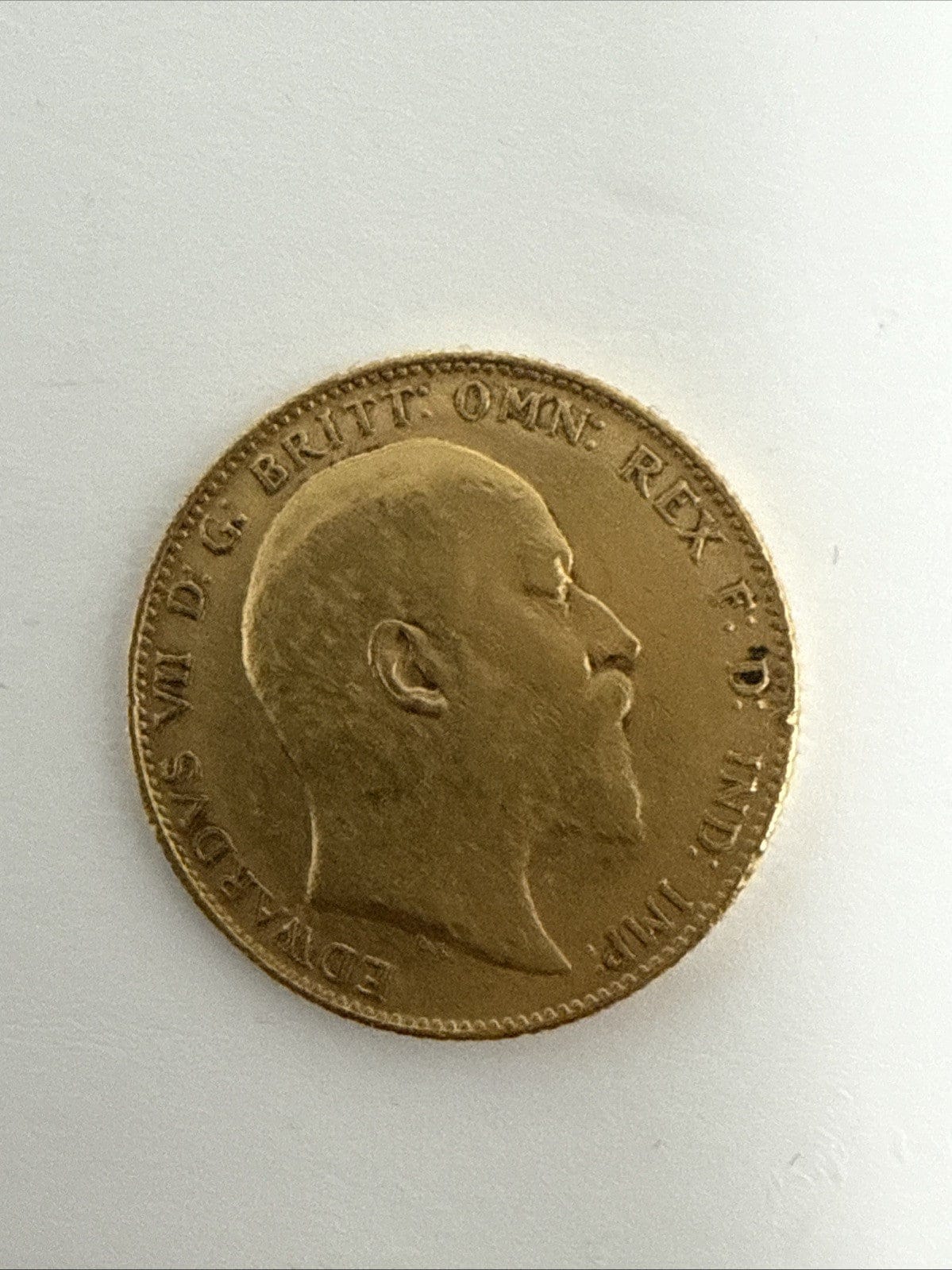 Exclusive Coins 1906 King Edward VII Full Gold Sovereign 22k Nice Example