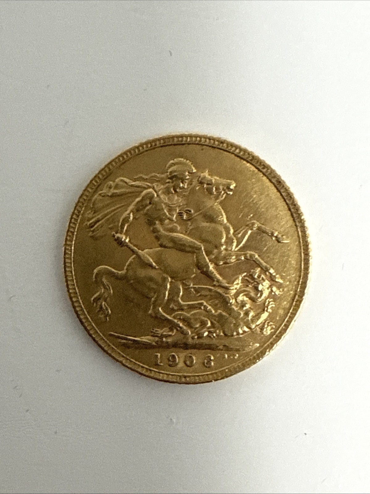 Exclusive Coins 1906 King Edward VII Full Gold Sovereign 22k Nice Example