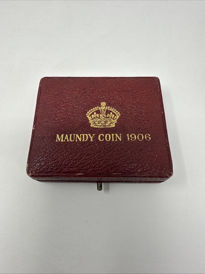 Exclusive Coins 1906 King Edward VII  Proof Silver Maundy Set In The Original Case Of Issue