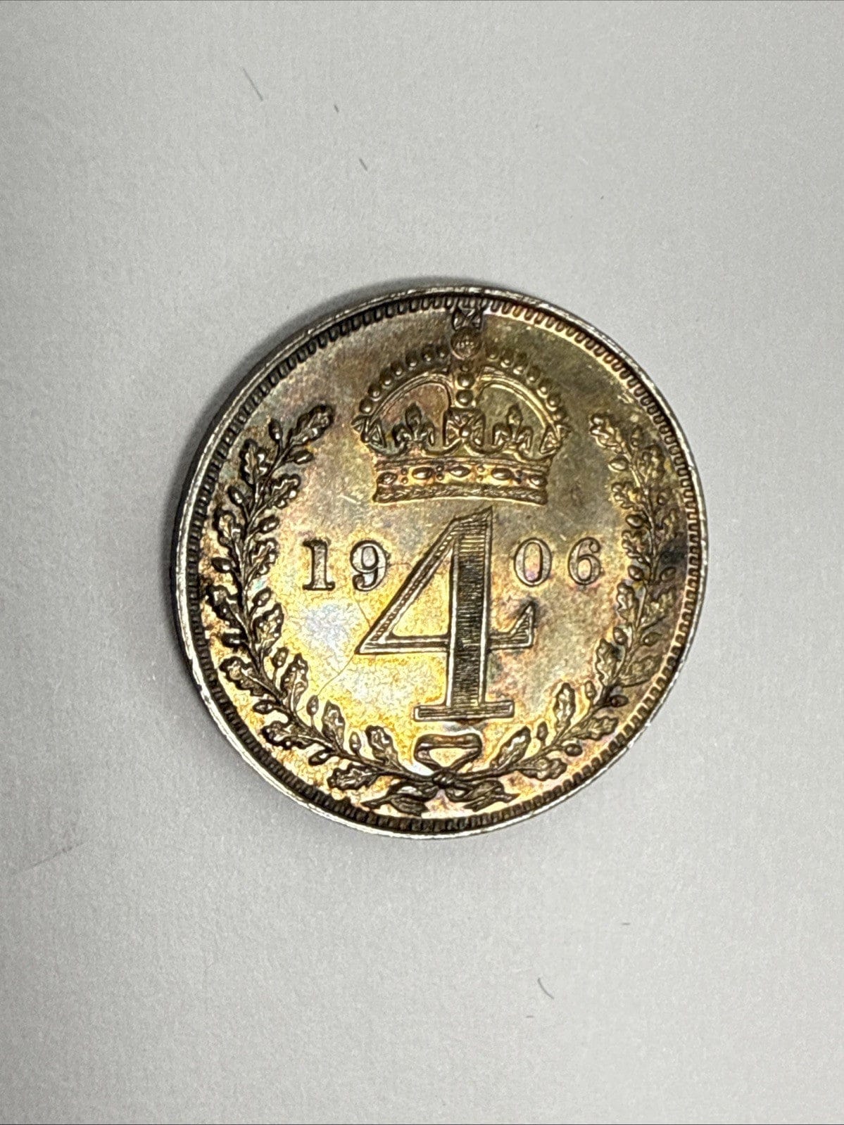 Exclusive Coins 1906 King Edward VII  Proof Silver Maundy Set In The Original Case Of Issue