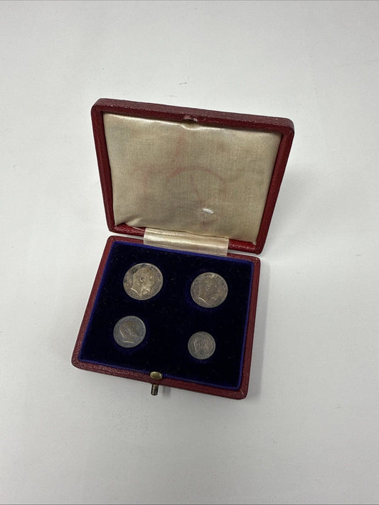 Exclusive Coins 1906 King Edward VII  Proof Silver Maundy Set In The Original Case Of Issue