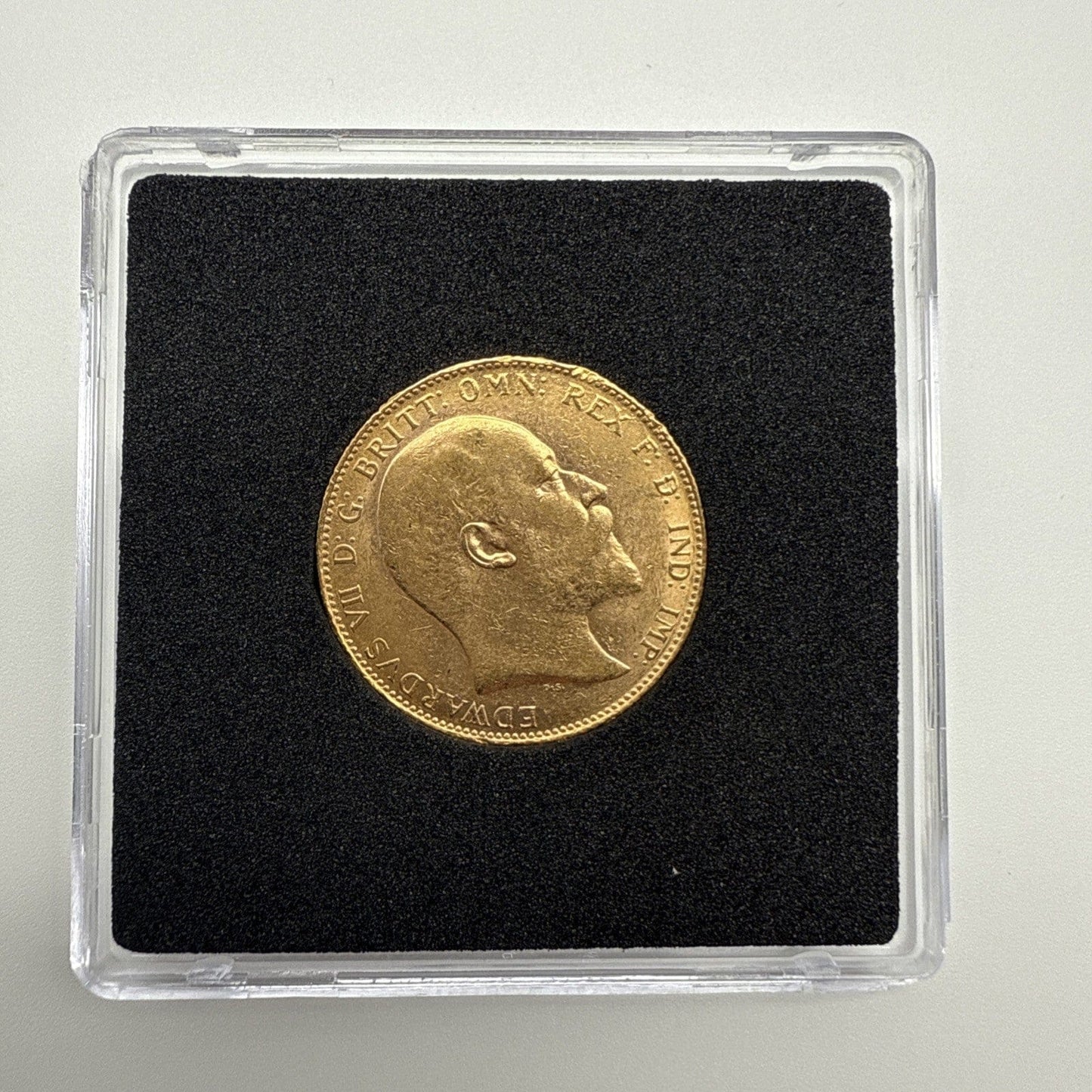 Exclusive Coins 1907 King Edward  VII Full Gold Sovereign 22k