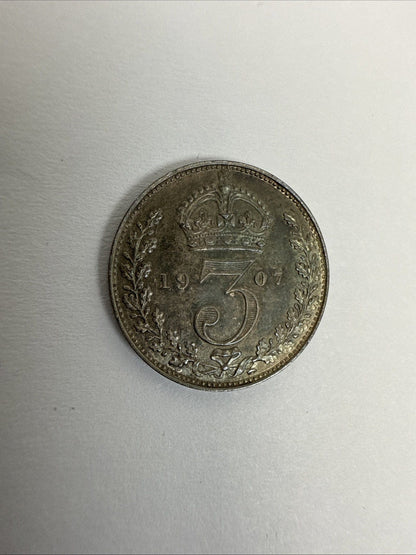 Exclusive Coins 1907 King Edward VII  Proof Silver Maundy Set In The Original Case Of Issue