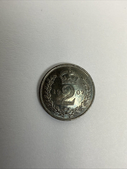 Exclusive Coins 1907 King Edward VII  Proof Silver Maundy Set In The Original Case Of Issue