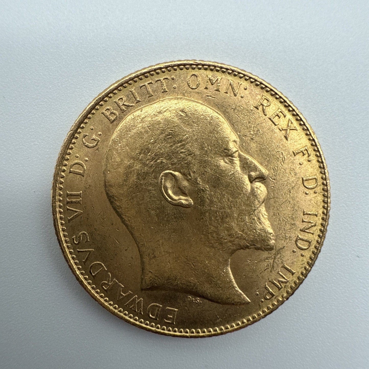 Exclusive Coins 1908 King Edward  VII Full Gold Sovereign 22k