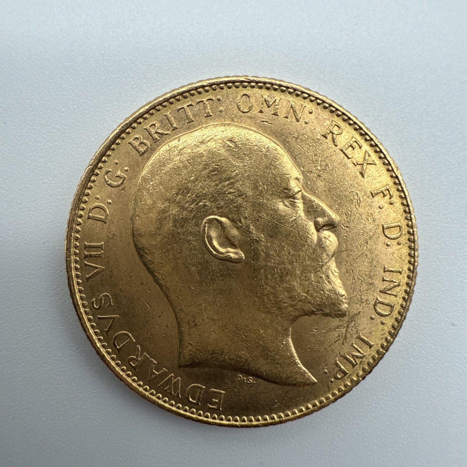 Exclusive Coins 1908 King Edward  VII Full Gold Sovereign 22k