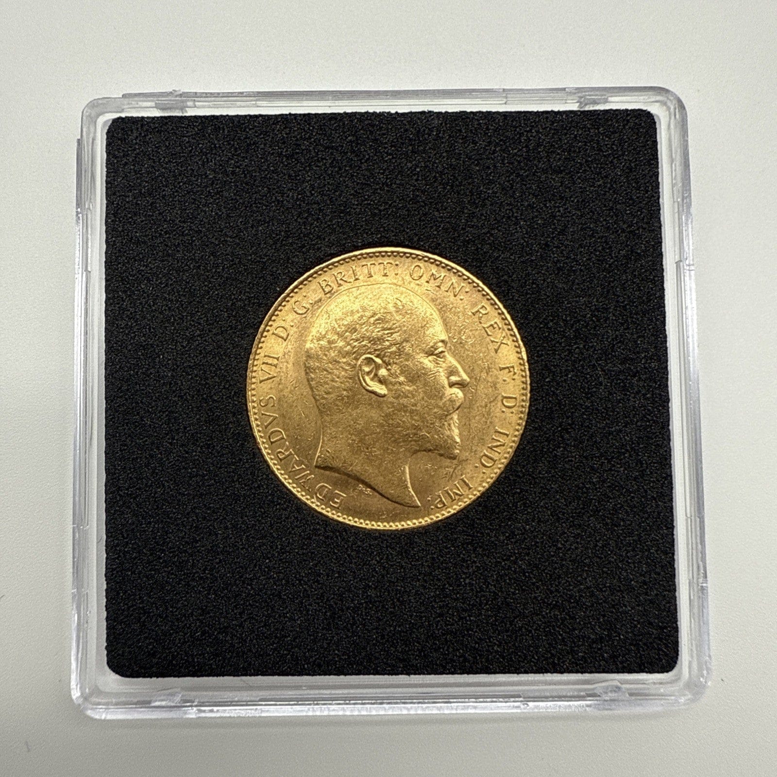 Exclusive Coins 1908 King Edward  VII Full Gold Sovereign 22k