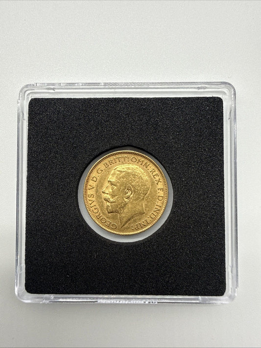 Exclusive Coins 1913 King George V Half Sovereign 22k Struck In London
