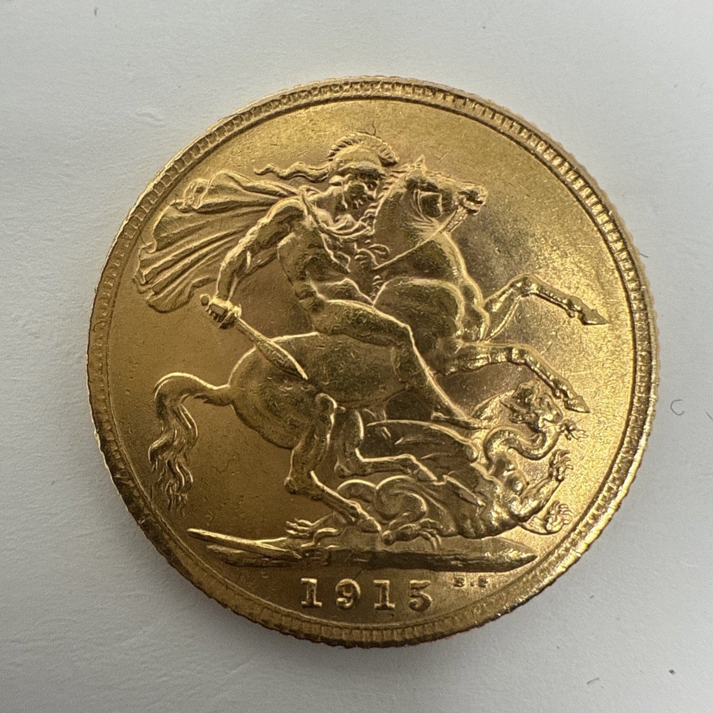 Exclusive Coins 1915 King George V Full Gold Sovereign Minted In London 22k