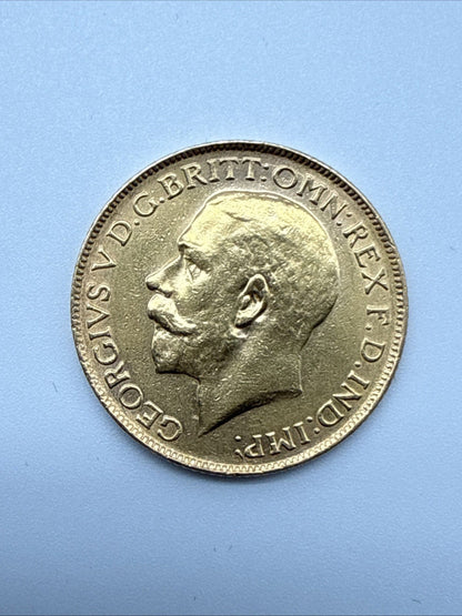 Exclusive Coins 1922 King George V Perth Mint Full Gold Sovereign 22k Nice Grade