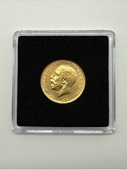 Exclusive Coins 1922 King George V Perth Mint Full Gold Sovereign 22k Nice Grade