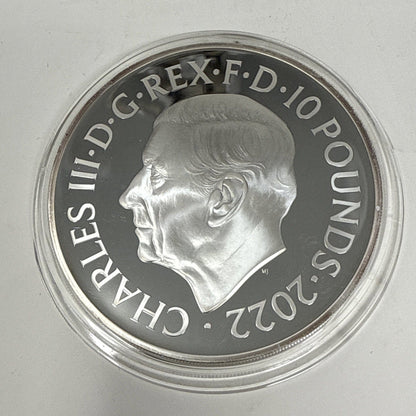 Exclusive Coins 1926 - 2022.  Memorial 5 Oz Fine Silver Proof Coin Queen Elizabeth II Royal Mint