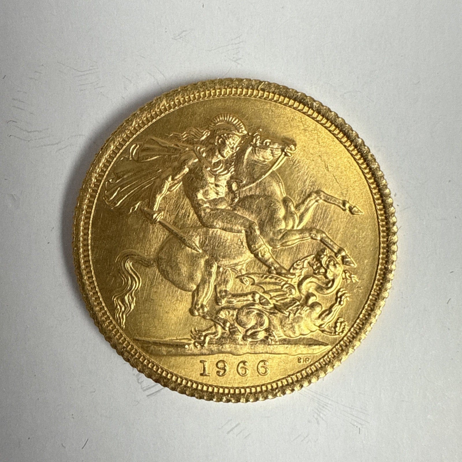 Exclusive Coins 1966 Queen Elizabeth II Gold Full Sovereign Nice Example 22k 7.98g
