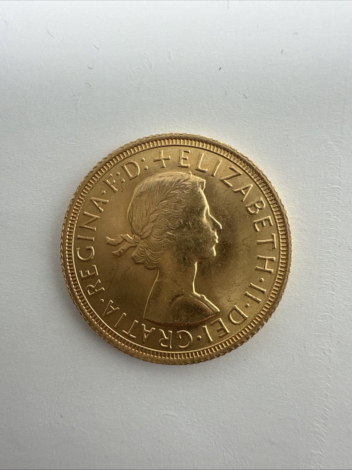 Exclusive Coins 1966 Queen Elizabeth II Gold Full Sovereign Nice Example 22k 7.98g #2