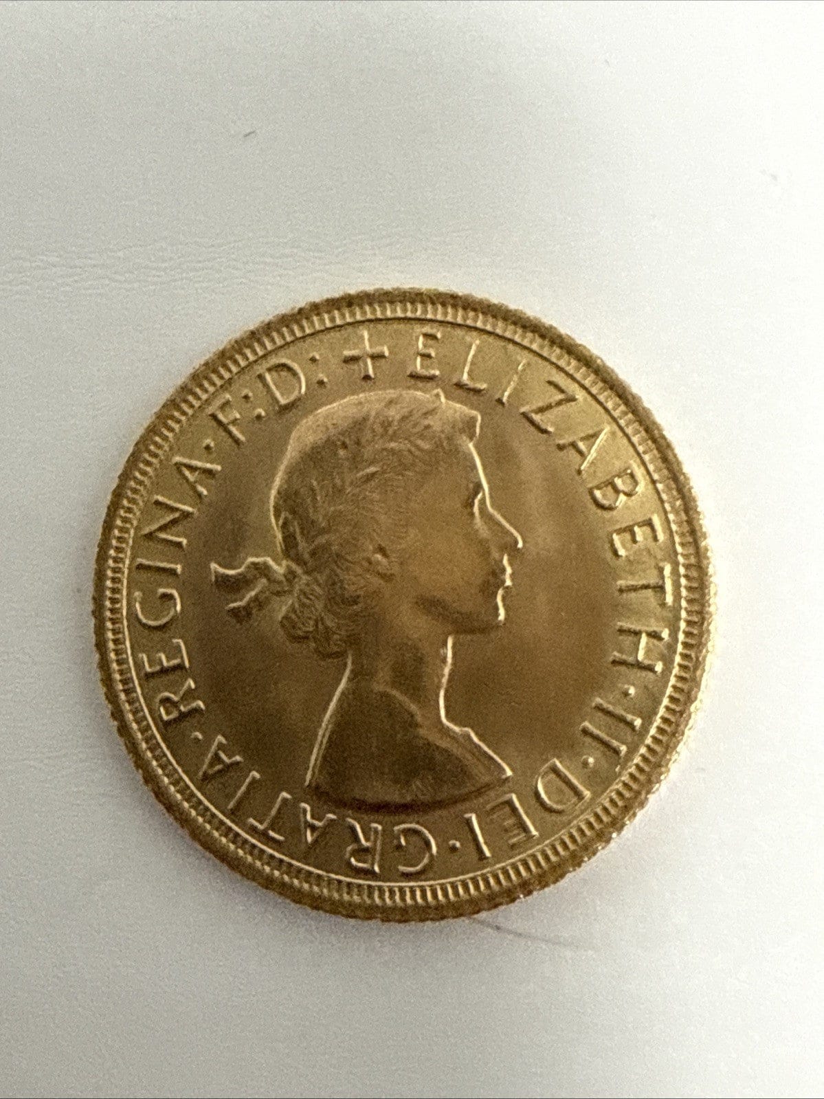 Exclusive Coins 1967 Queen Elizabeth II Full Gold Sovereign 22 K  #2