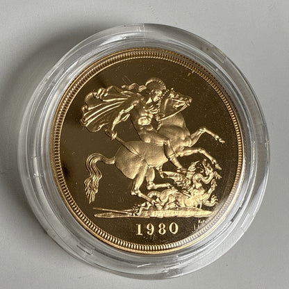 Exclusive Coins 1980 Queen Elizabeth II Four Coin Proof Set The First Year Of Issue 22k